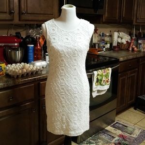 Vintage look white dress